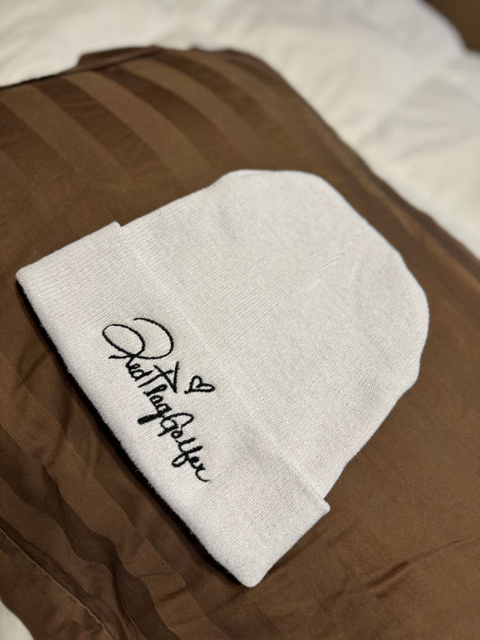 Red Flag Golfer Signature Beanie - White