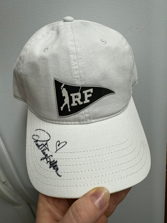 Red Flag Golfer 1st Edition Signed Hat - White